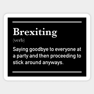 Brexiting Sticker